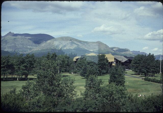 Glacier Park Lodge From Train-1