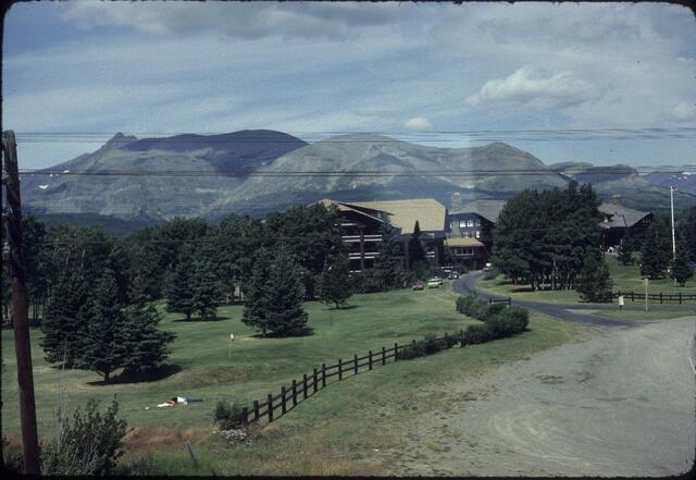 Glacier Park Lodge From Train-2