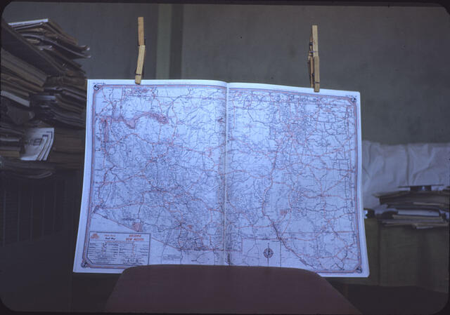 Arizona and New Mexico map