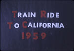 Trip To California, 1959.